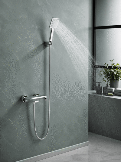 Mitigeur Baignoire Chrome TÉRON – Démarrage Froid FCL07830 Chromé2