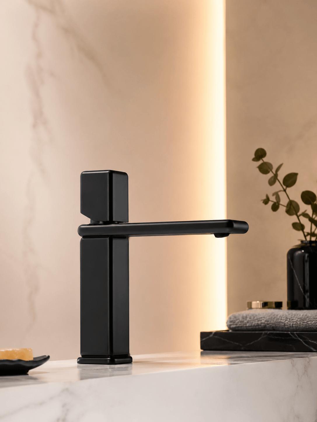 Mitigeur Lavabo Classique unique Fancell – PRAGA FCL16810 Noir1