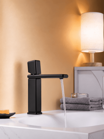 Mitigeur Lavabo Classique unique Fancell – PRAGA FCL16810 Noir2