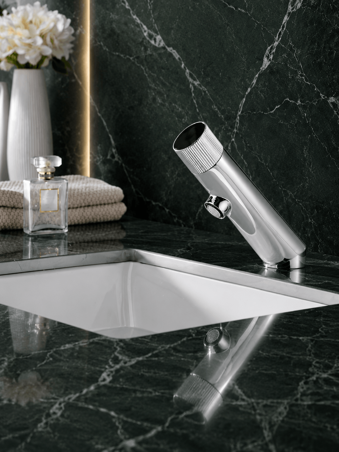 Mitigeur Lavabo Thermostatique ARIA unique – LCD Premium Chrome1