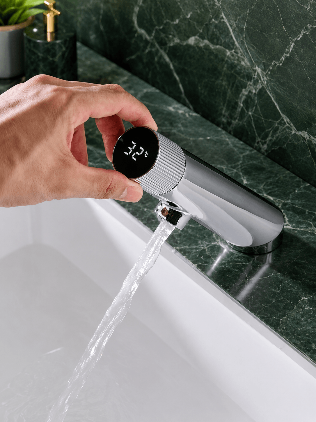 Mitigeur Lavabo Thermostatique ARIA unique – LCD Premium Chrome2