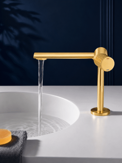 Mitigeur Lavabo design Red Dot Award unique Fancell – TEMPO FCL22110 Doré2
