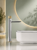 Mitigeur pour Lavabo Salle de Bain HELIX UNIQUE FCL01811 Chrome1– Premium