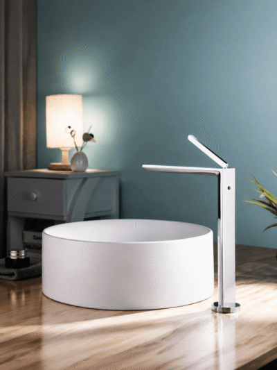 Mitigeur pour Lavabo Salle de Bain Lisbora – Chrome1 FCL17611 Premium