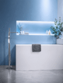 Robinet Baignoire Îlot COLONNA – Design Autoporté Luxe FCL801 Chromé1