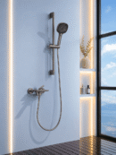 Robinet Baignoire Lisbora – Design Épuré FCL17630 Gris1