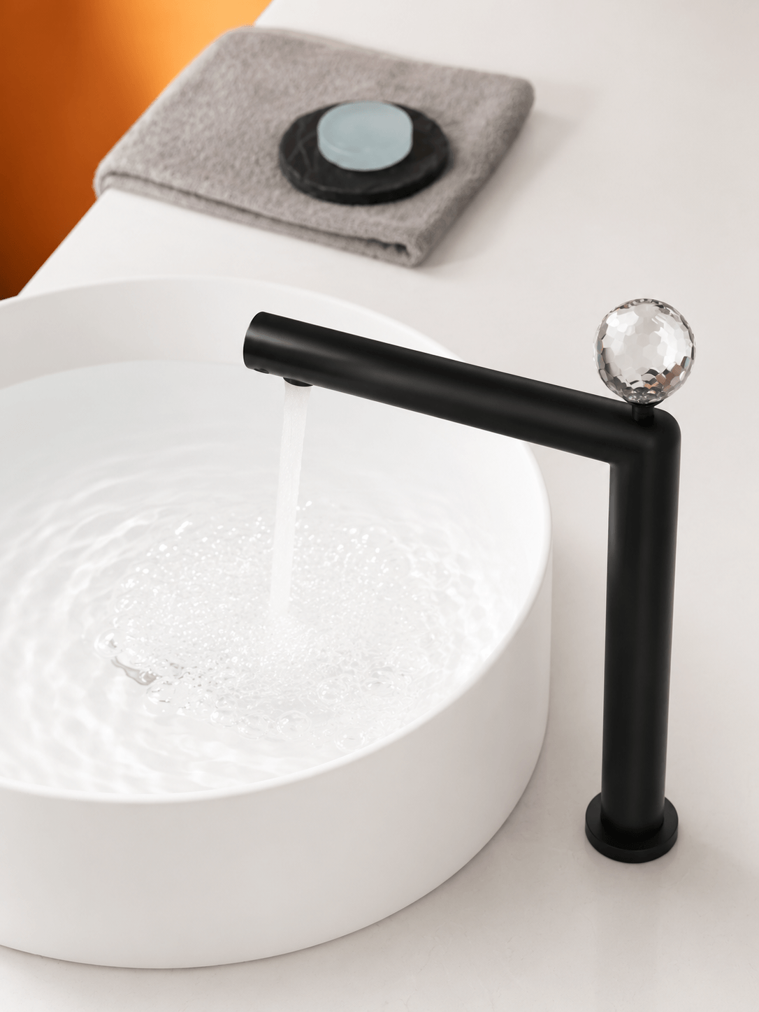 Robinet Lavabo Cristal Fancell CRISTALLO – Premium FCL16611 Noir4