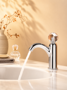Robinet Lavabo Cristal LUXA UNIQUE – Compact Premium FCL18610 Chrome