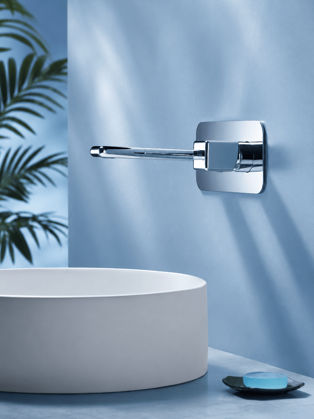 Robinet Lavabo Encastrable PRAGA – Chrome Élégant FCL16880 Chromé1