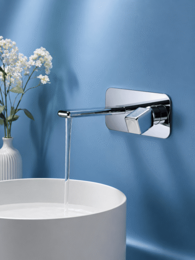 Robinet Lavabo Encastrable PRAGA – Chrome Élégant FCL16880 Chromé2