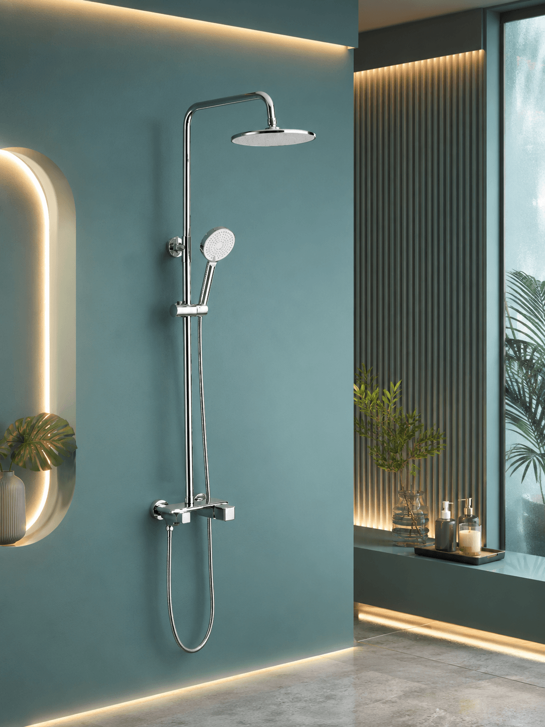 Ensemble Douche Encastré 3 Fonctions Luxe Fancell – PRAGA FCL16893 Chromé1