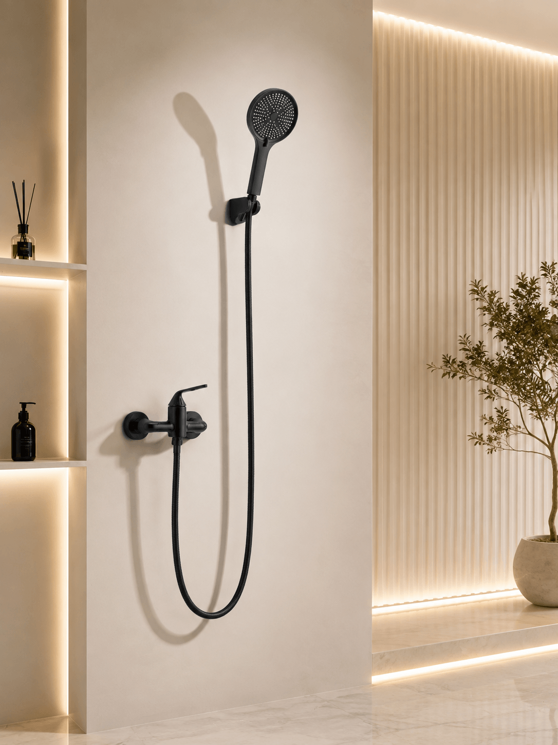 Robinet de Douche CELESTIA – Style Classique FCL13690 Noir1
